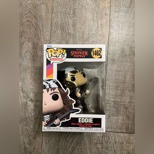 Funko Pop Television Eddie Munson with Guitar Stranger Things Netflix 1462